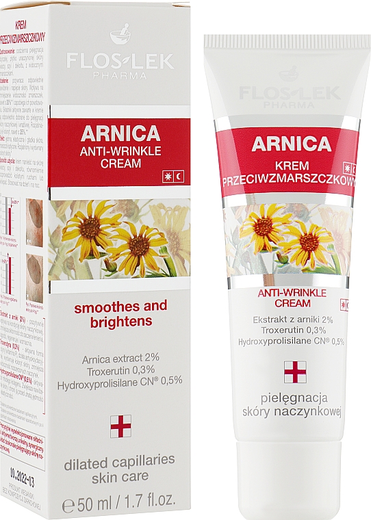 Крем проти зморшок Арніка - Floslek Anti-Wrinkle Cream Arnica — фото N1