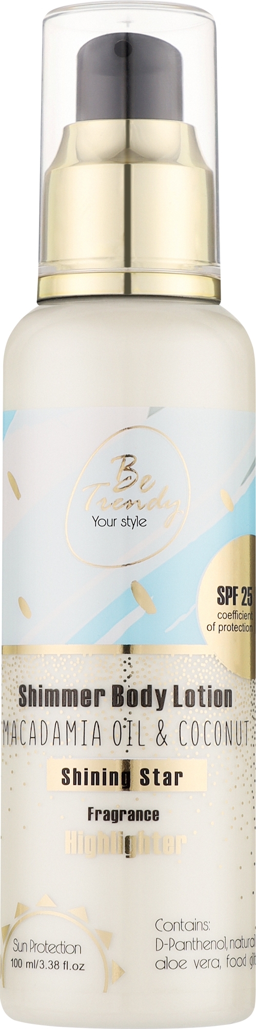 Лосьон-шиммер для тела "Shining Star" - Be Trendy Shimmer Body Lotion — фото 100ml