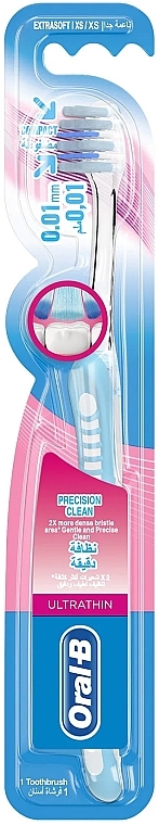 Зубна щітка - Oral-B Precision Clean Ultrathin Extra Soft — фото N1