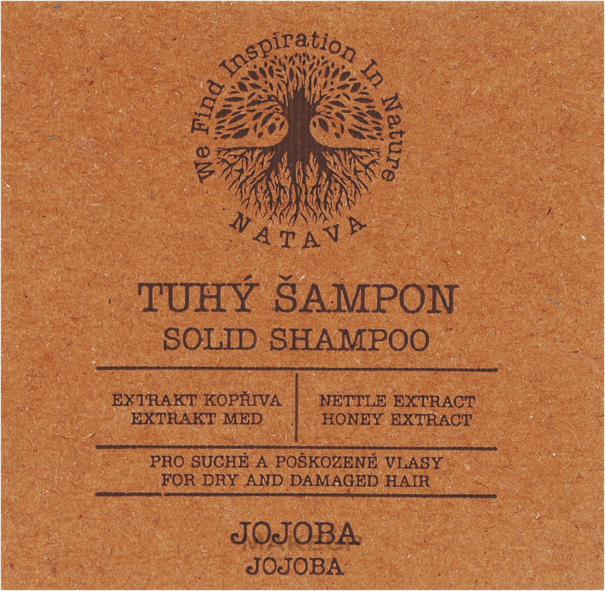 Твердый шампунь "Жожоба" - Natava Solid Shampoo — фото 85g