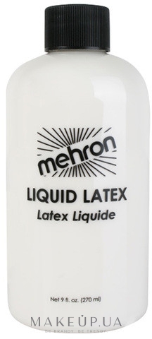 Жидкий латекс прозрачный - Mehron Latex Liquid Clear — фото 270ml