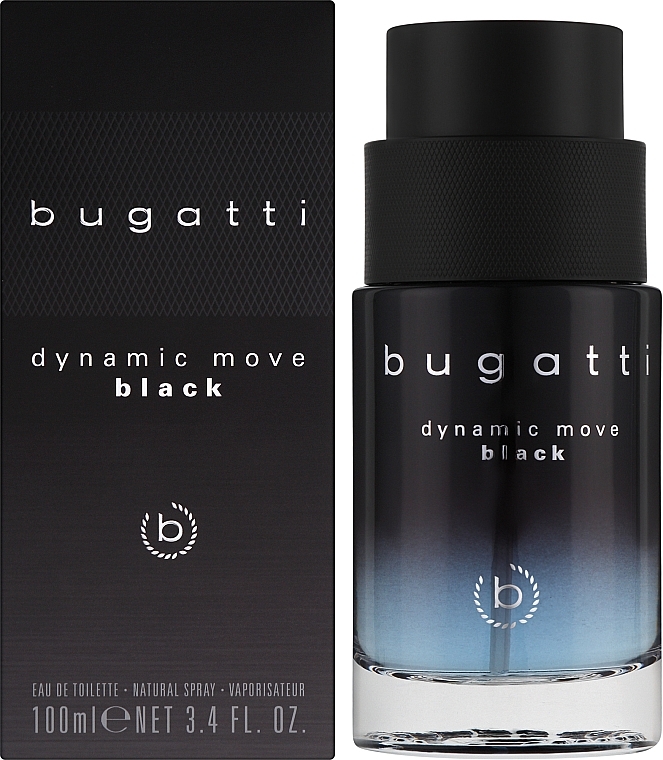 Bugatti Dynamic Move Black - Туалетна вода — фото N2