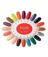 Палитра "Ромашка" для гель-красок, 4 шт. - Kodi Professional — фото N2