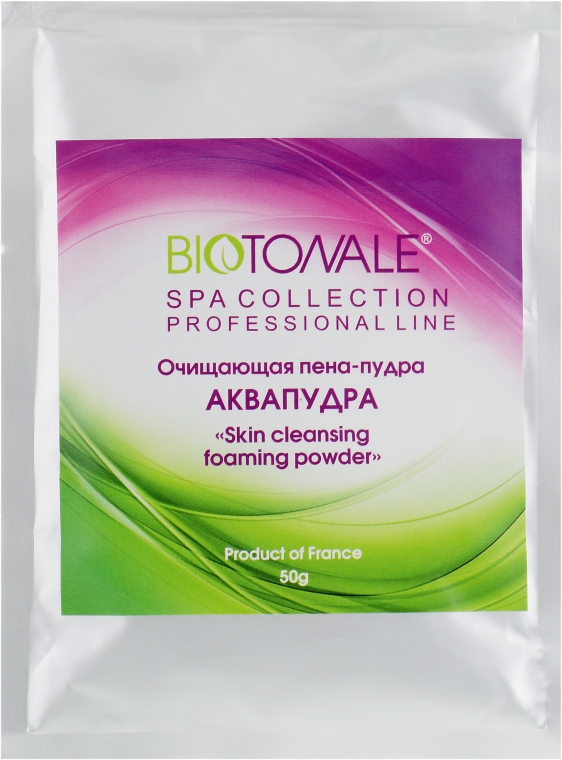 Очищающая пена-пудра "Аквапудра" в пакете - Biotonale Skin Cleansing Foaming Powder — фото N5