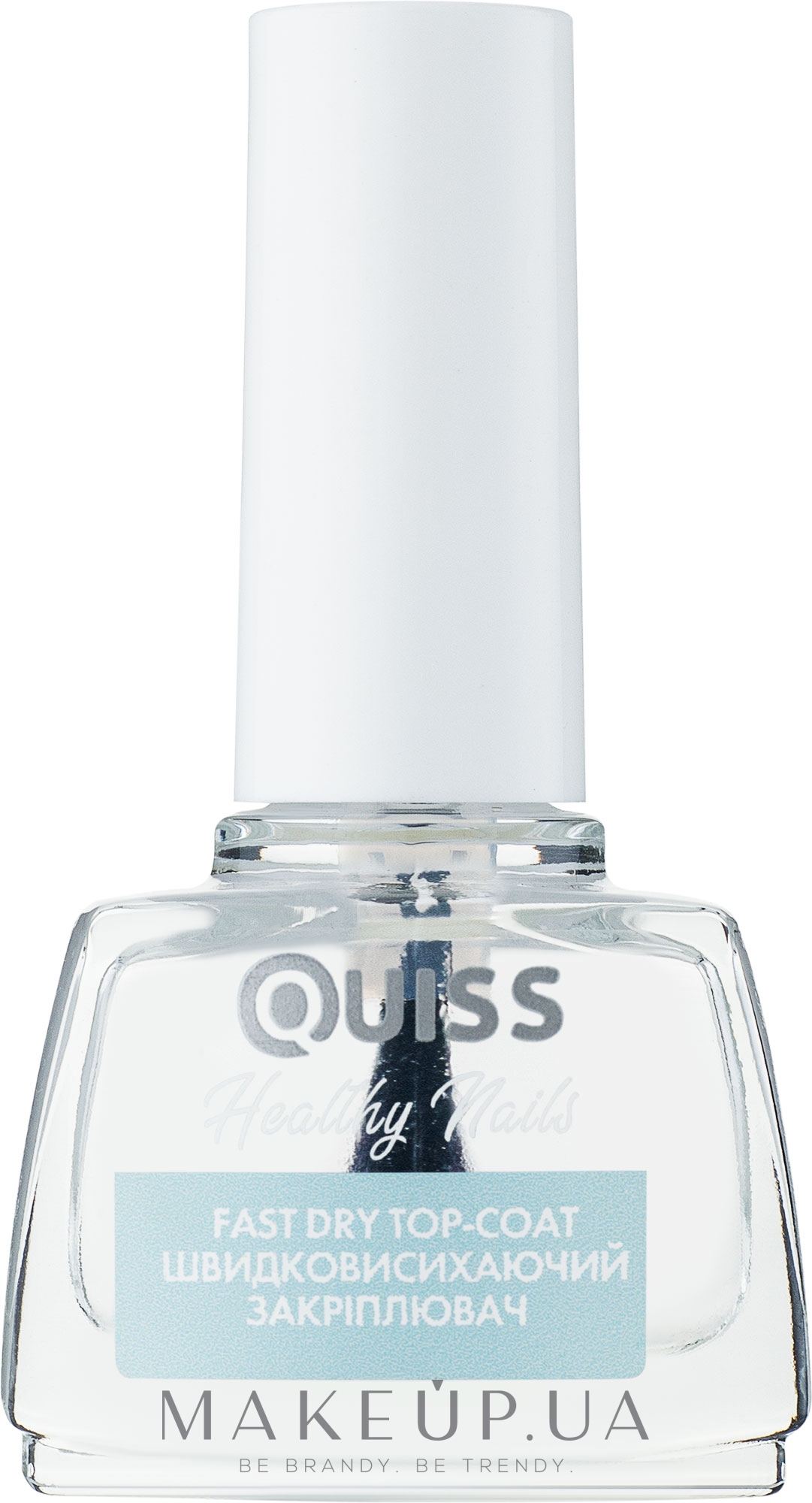 Быстросохнущий закрепитель - Quiss Healthy Nails №7 Fast Dry Top Coat — фото 8g