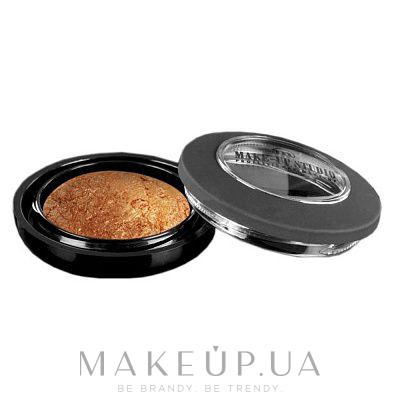 Запечені тіні для повік - Make-Up Studio Eyeshadow Lumiere — фото Chestnut Gold