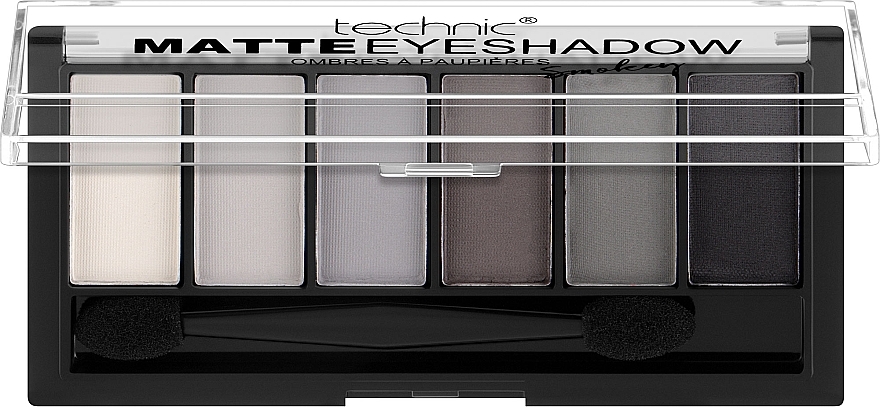 Палетка теней для век - Technic Cosmetics Matte 6 Shades Eyeshadow Palette — фото N1