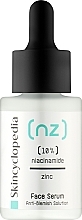 Сироватка проти пігментних плям для обличчя з ніацинамідом і цинком - Skincyclopedia Blemish-Soothing Face Serum With 10% Niacinamide And 1% Zinc — фото N1