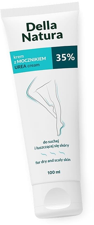 Крем для ніг із сечовиною 35 % - Della Natura Urea Cream 35% For Dry And Scaly Skin — фото N1