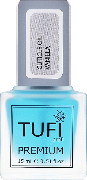 Олія для кутикули з пензликом "Ваніль" - Tufi Profi Premium Cuticle Oil — фото N1