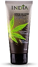 Парфумерія, косметика Крем для ніг з олією конопель - India Foot Cream With Cannabis