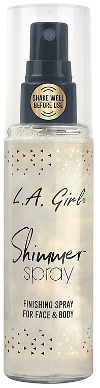 Шимер-спрей для обличчя й тіла - L.A. Girl Shimmer Spray — фото N1