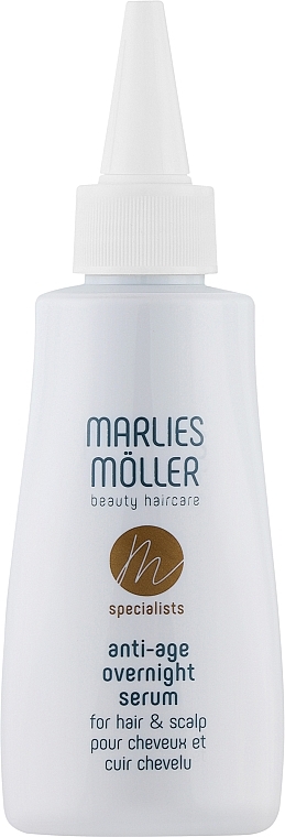 Ночная антивозрастная сыворотка для волос и кожи головы - Marlies Moller Specialists Anti-Age Overnight Serum For Hair & Scalp — фото N1