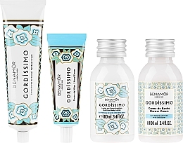 Набор - Benamor Gordissimo (b/cr/150ml + b/lotion/100ml + h/cr/30ml + sh/cr/100ml) — фото N1