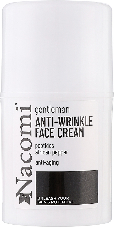 Крем для лица против морщин для мужчин - Nacomi Gentelman Anti-Wrinkle Face Cream For Men — фото N1