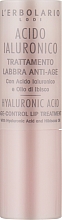 Увлажняющая и питательная помада для губ с гиалуроновой кислотой - L'Erbolario Hyaluronic Acid Age-Control Lip — фото N1