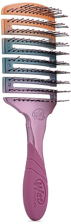 Расческа для волос - Wet Brush Pro Flex Dry Paddle Bold Ombre Hot Purple — фото N3