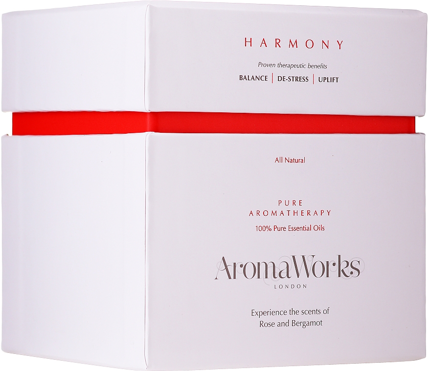 Ароматическая свеча "Гармония" - AromaWorks Harmony Candle — фото N5