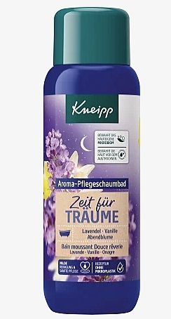 Піна для ванни "Лаванда й ваніль" - Kneipp Dream Time Bubble Bath Lavander & Vanilla — фото N1