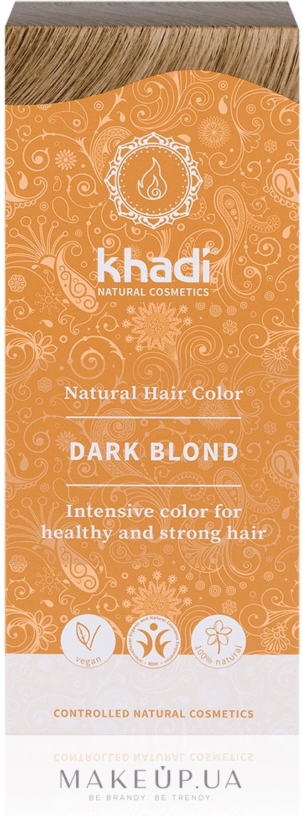 Органічна фарба для волосся - Khadi Haarfarbe — фото Темный Блонд