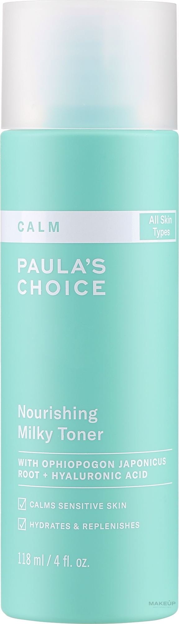 Живильний молочний тонік для обличчя - Paula's Choice Calm Nourishing Milky Toner — фото 118ml