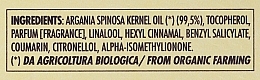 Антивікова натуральна арганієва олія для обличчя, шиї і волосся - Athena's Erboristica Argan Oil — фото N3