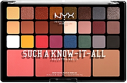 Духи, Парфюмерия, косметика Палетка для макияжа - NYX Professional Makeup Such A Know-It-All Eyeshadow, Blusher & Contour Palette