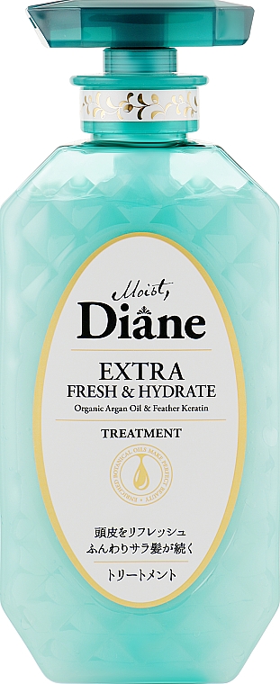 Бальзам-маска кератинова для волосся "Свіжість" - Moist Diane Perfect Beauty Extra Fresh & Hydrate — фото N1