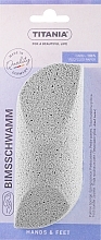 Пемза, маленькая, 3000/6 К, серая - Titania  — фото N1