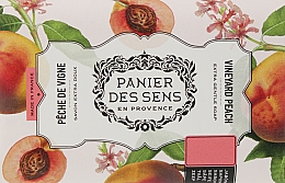 Экстра-нежное мыло масло ши "Персик" - Panier des Sens Shea Butter Soap Vineyard Peach — фото N2