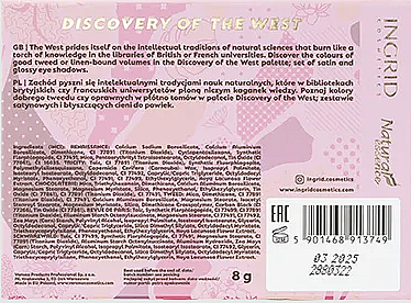 Палетка тіней для повік - Ingrid Cosmetics Natural Essence Discovery Of The West Eyeshadow Palette — фото N3