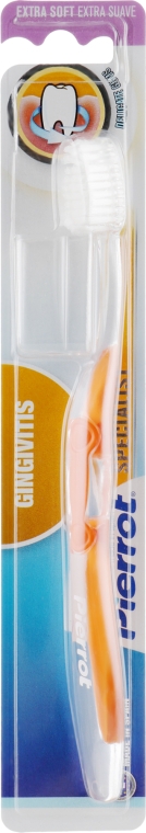 Зубная щетка для чувствительных десен, оранжевая - Pierrot Delicate Gums — фото N1