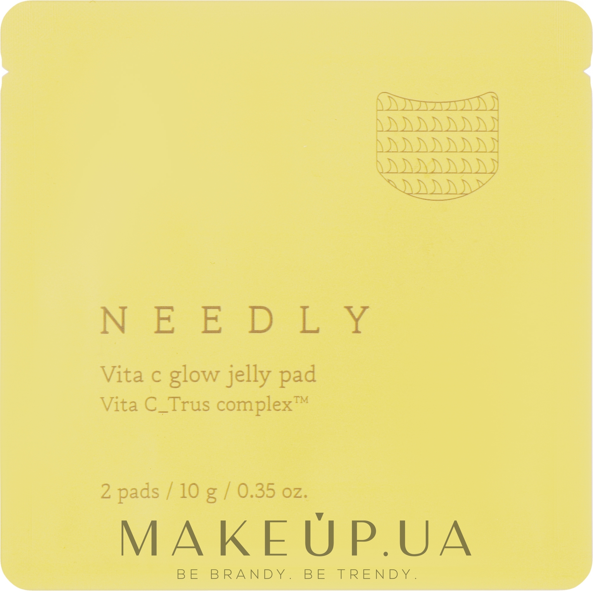 Увлажняющие тонер-педы для сияния кожи - Needly Vita C Glow Jelly Pad (пробник) — фото 2шт