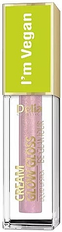 Жидкая помада с веганской формулой - Delia Cream Glow Gloss Be Glamour I'm Vegan Liquid Lipstick