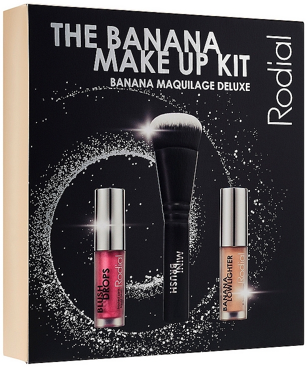 Набор - Rodial The Banana Make Up Kit (blush/2g + lowlighter/1,6ml + brush/1pc) — фото N2