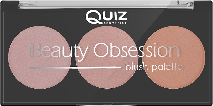 Палетка рум'ян для обличчя - Quiz Cosmetics Beauty Obsession Palette Blush — фото N2