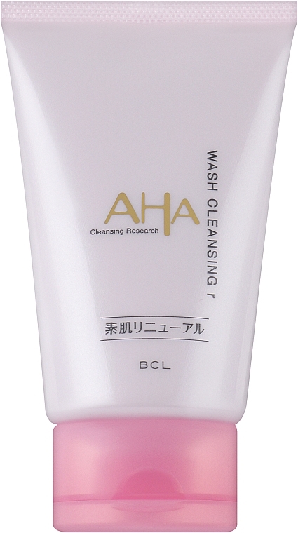 Піна-скраб для обличчя з фруктовими кислотами - BCL AHA Wash Cleansing Research — фото N1