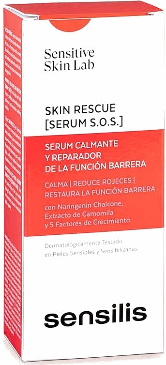 УЦЕНКА Сыворотка восстанавливающая для лица - Sensilis Skin Rescue Serum S.O.S. * — фото N2