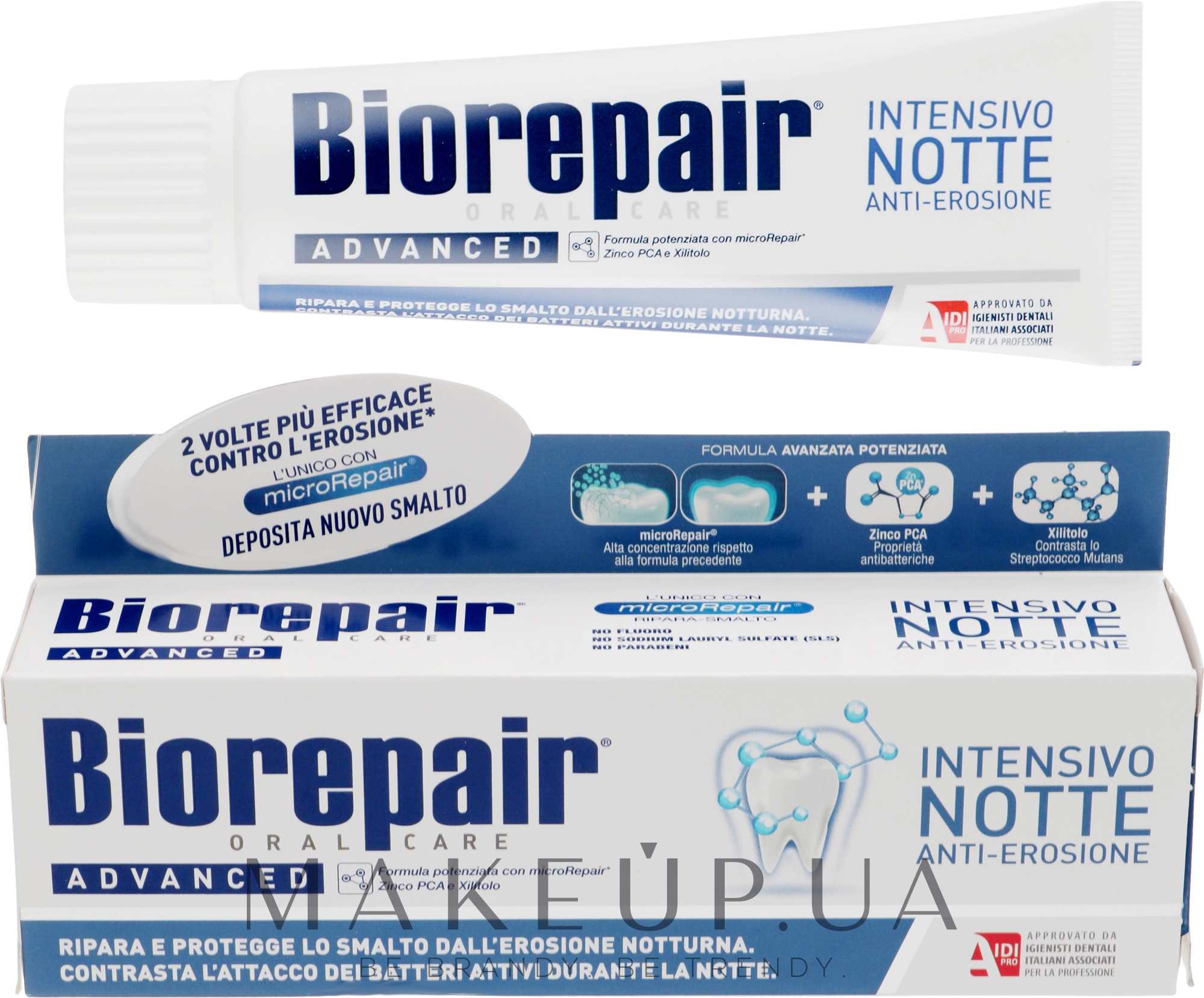 Зубная паста "Интенсивное ночное восстановление" - Biorepair Intensive Night Repair — фото 75ml