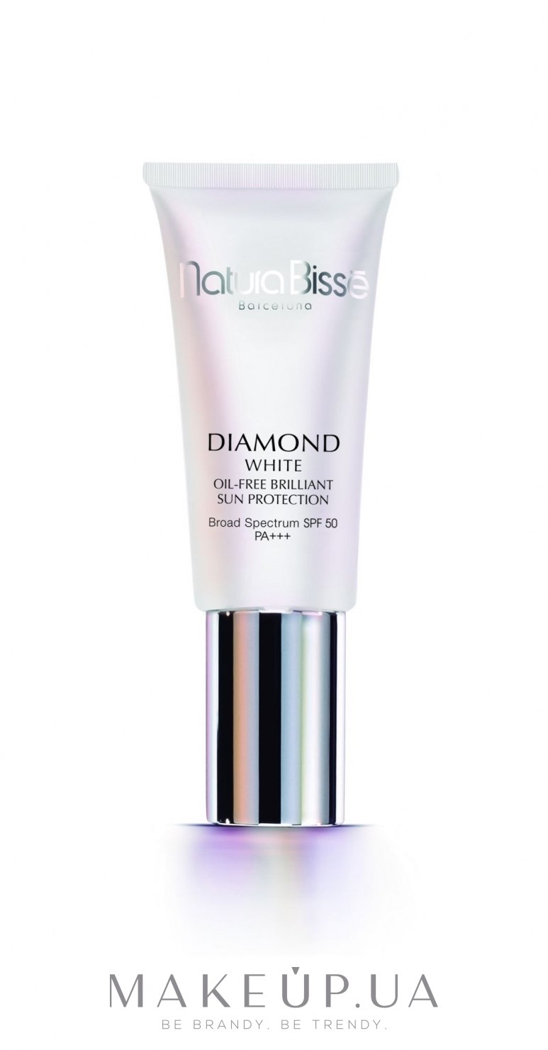 Осветляющий защитный крем - Natura Bisse Diamond White SPF 50 +++ Oil Free Brilliant Protection — фото 30ml