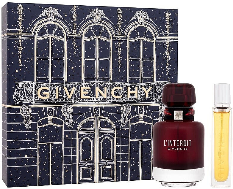 Givenchy L'Interdit Rouge - Набор (edp/50ml + edp/mini/12.5ml) — фото N1