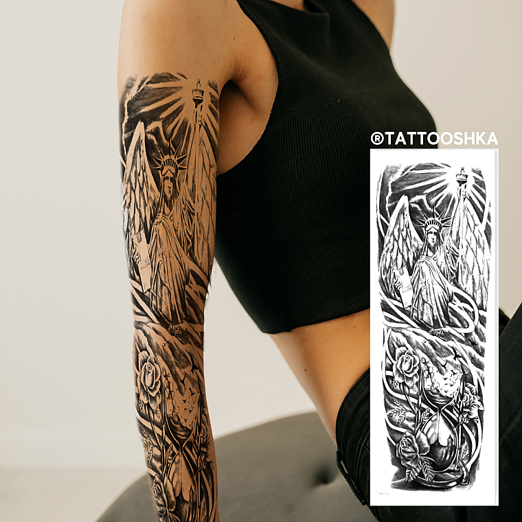 Фото и эскизы татуировки ангел