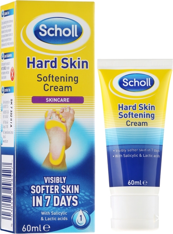 Пом'якшувальний крем для ніг - Scholl Hard Skin Softening Cream — фото N1
