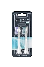 Насадка для звукових зубних щіток, середня - Teesa Replacement Brush Heads — фото N2