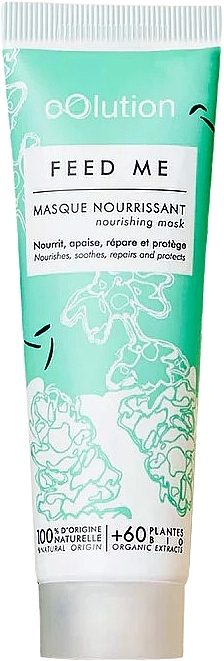 Питательная маска для лица для сухой и нежной кожи - oOlution Feed Me Natural Nourishing Face Mask — фото N1