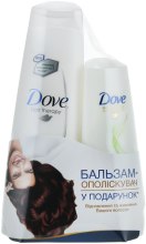 Духи, Парфюмерия, косметика Набор "Восстановление и питание" - Dove (shm/250ml + cond/200ml) 