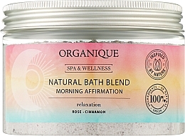 Ароматна суміш для ванн "Троянда-кориця" - Organique Spa & Wellness Affirmation Of The Day — фото N1