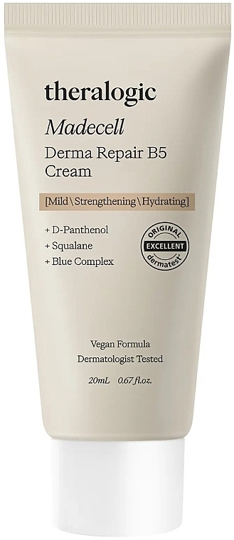 Відновлювальний крем з Д-пантенолом (міні) - Doctors Vitamin B5 Repair Madecell Cream  — фото N1