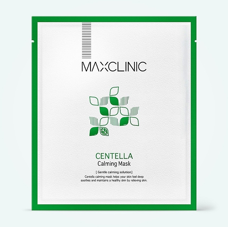 Маска для обличчя з екстрактом азіатської центели - MAXCLINIC Centella Calming Mask — фото N1