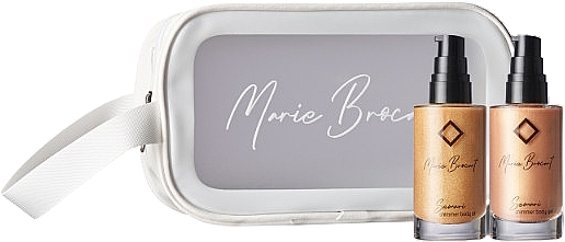 Набір - Marie Brocart Solari Shimmer Travel Set (b/gel/50ml + b/oil/50ml + bag) — фото N1